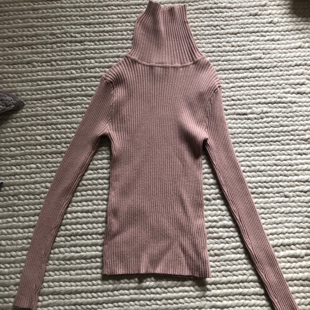 Forever 21 Grey AND Pink Turtleneck (2)